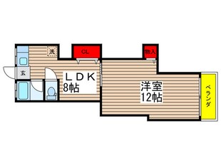 第二東ハイツの物件間取画像